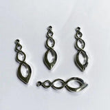 24pcs Celtic Knot DIY Pendant Necklace Earring Key Chain Charms Findings