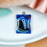 20pcs Biscuits Resin Charms for DIY Jewelry Making
