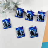 20pcs Biscuits Resin Charms for DIY Jewelry Making