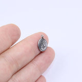 5pcs 12mm Stainless Steel Sun Coin Charms Pendant DIY Jewelry Unfading