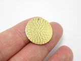 10pcs Brass Knitting Earrings Round Charm 20mm Findings R1193