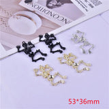 10pcs/pack Halloween Skull Metal Charms DIY Jewelry Accessory