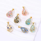 DIY 18K Evil Eye Charms Enamel Pendant Jewelry Making