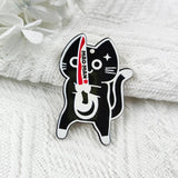 10pcs Blood Knift Cat Acrylic Charms for DIY Earring Keychain