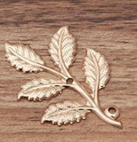 20pcs Silver Leaf Charms for DIY Necklace Bracelet Jewelry Findings