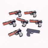 10pcs Punk Pistol Acrylic Charms for DIY Jewelry Making
