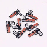 10pcs Punk Pistol Acrylic Charms for DIY Jewelry Making