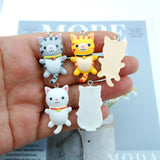 10pcs Big Cat Charms for Jewelry Making