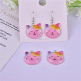 10pcs/pack Animal Bling Cat DIY Resin Charms for Jewelry Making