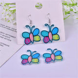 10pcs Arcylic Butterfly Charms for DIY Earring Making