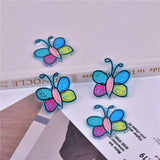 10pcs Arcylic Butterfly Charms for DIY Earring Making