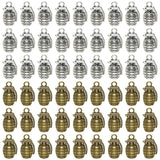 10pcs U.S. M2 Hand Grenades Charm Bracelet Keychain DIY Jewelry Pendants