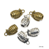 10pcs U.S. M2 Hand Grenades Charm Bracelet Keychain DIY Jewelry Pendants