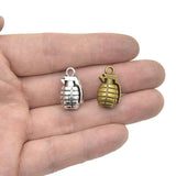 10pcs U.S. M2 Hand Grenades Charm Bracelet Keychain DIY Jewelry Pendants