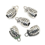 10pcs U.S. M2 Hand Grenades Charm Bracelet Keychain DIY Jewelry Pendants