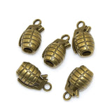 10pcs U.S. M2 Hand Grenades Charm Bracelet Keychain DIY Jewelry Pendants