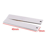 10Pcs Stainless Steel Rectangle Metal Stamping Bar Charms Pendants