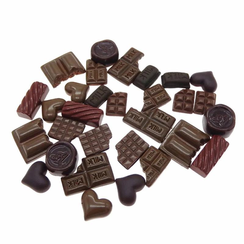 30pcs Resin Flatback Jewelry Cake Icecream Cabochons Slime Charms