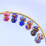 Enamel Evil Eye Charms for Jewelry Making Boho Greek Eye Diy Supplies