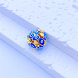 Enamel Evil Eye Charms for Jewelry Making Boho Greek Eye Diy Supplies