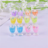 12pcs Ice Cream Cup Resin Charms for Earring DIY