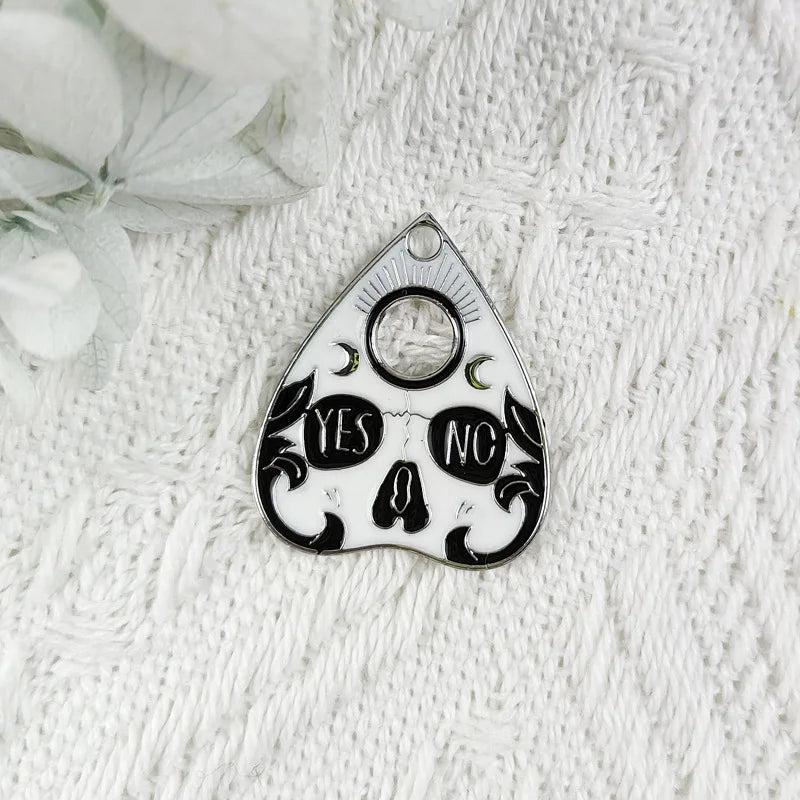 10pcs Punk Tarot Card Enamel Charms for DIY Jewelry Making