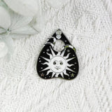 10pcs Punk Tarot Card Enamel Charms for DIY Jewelry Making