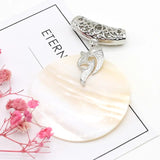 Agate Shell Round Pendant for DIY Jewelry Making