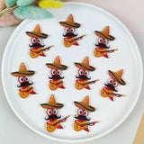 10pcs/pack Cartoon Hawaiian Guitar Charms For DIY Jewelry Making