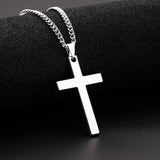 Jesus Cross Pendant Necklace Goth Jewelry Accessories