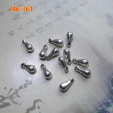 100pcs Water Drop Charms 7x3mm Tibetan Silver DIY Jewelry Making