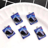 20pcs Cookies Resin Charms for Jewelry Making DIY Earrings Bracelet Pendant