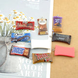 10pcs Chocolate Candy Charms for DIY Jewelry Making