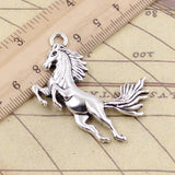 10pcs Horse Charms 51x32mm Bronze Silver Pendants DIY Craft
