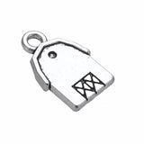 Skyrim Rhodium 3D Barn Charms Zinc Alloy House Pendants DIY Necklace