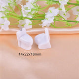 10pcs Resin Funny Toilet Drop Earrings Mini Dangle Exaggerated Ear Jewelry