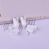 10pcs Resin Funny Toilet Drop Earrings Mini Dangle Exaggerated Ear Jewelry