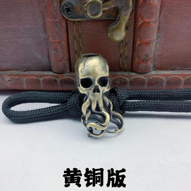 Octopus Skull Head Keychain Pendant Outdoor DIY Accessories