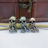 Octopus Skull Head Keychain Pendant Outdoor DIY Accessories
