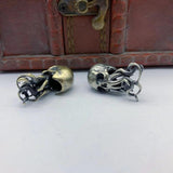 Octopus Skull Head Keychain Pendant Outdoor DIY Accessories