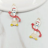 10pcs Cartoon Cut Person Enamel Charms for Jewelry Making Bulk