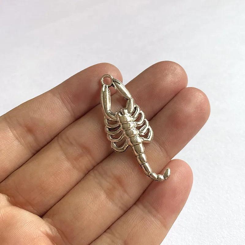 18pcs Scorpion Pendants DIY Necklace Earrings Charms Find