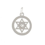 5pcs Stainless Steel Star Charms DIY Jewelry Making Moon Earrings Necklaces