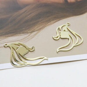 Silver Metal Earring Charms 10pcs