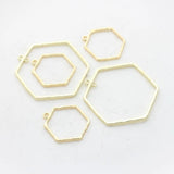 6pcs Zinc Alloy Triangle Charms for Jewelry Making