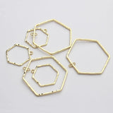 6pcs Zinc Alloy Triangle Charms for Jewelry Making