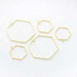 6pcs Zinc Alloy Triangle Charms for Jewelry Making