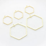 6pcs Zinc Alloy Triangle Charms for Jewelry Making