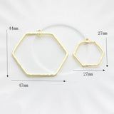 6pcs Zinc Alloy Triangle Charms for Jewelry Making