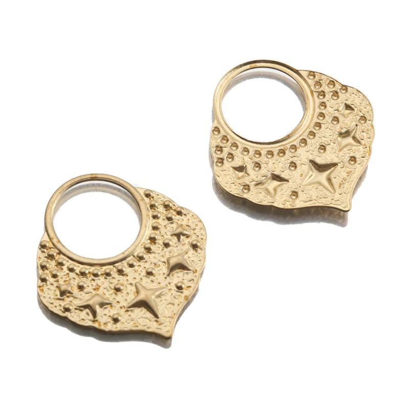 Brass Handbag Shape Charms Heart Star Pendant DIY Boho Jewelry